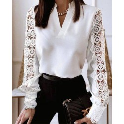 Модерна бяла блузка